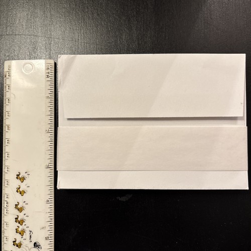 White gummed 5" x 3 1/2" Thank you or invitation envelopes - Lot - photo 2