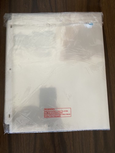 Sheet Protectors 28 Clear Sleeves Page Protect Plastic 8.5" x 11 - photo 2