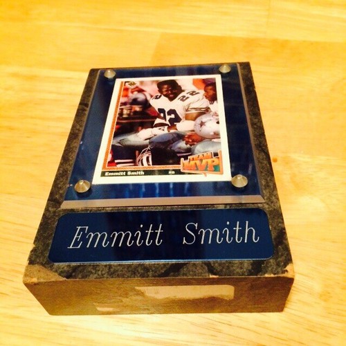1991 Upper Deck Team MVP Emmitt Smith Football Card - photo 3