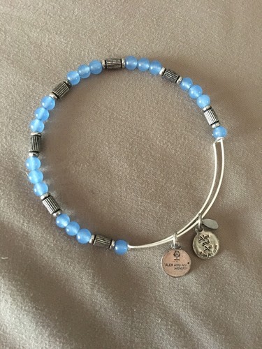 Bangle Bracelet/ALEX AND ANI Energy Blue Stone In Silver - photo 2