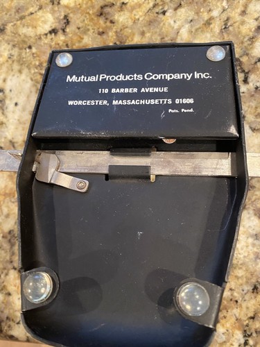 Vintage Mutual 50 Two Hole Punch - Metal Black Steel - photo 2