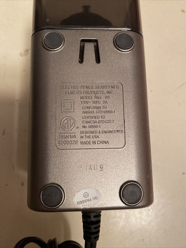 Electric Pencil Sharpener X-Acto Intertek 400029 Model 18xx - photo 3