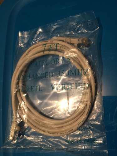 CAT5 7Ft Ethernet Network LAN Cable Cord 350MHZ UL&ETL Verified