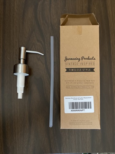Soap pump - Stainless steel soap/lotion replacement pump