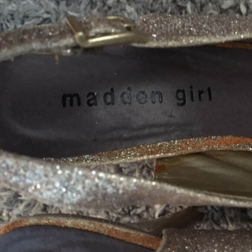 Gold Glitter Shoe - Madden Girl Oakland Slingback Platform Heel - photo 5