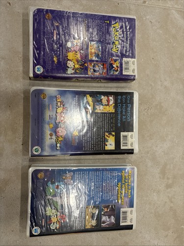 Pokemon VHS Lot of 3 The First Movie Pokemon 2000 Mewtwo Returns - photo 2