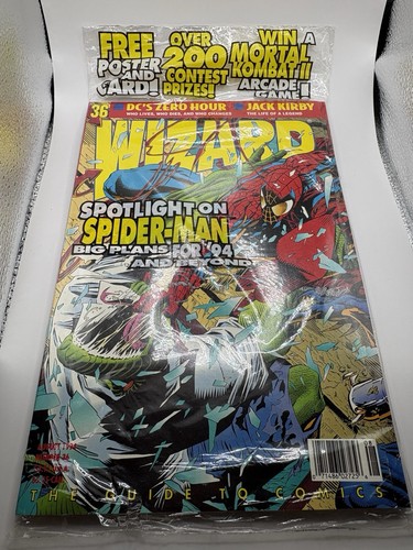 Wizard Magazine #36 Aug 1994 Spider-Man Jack Kirby Sealed