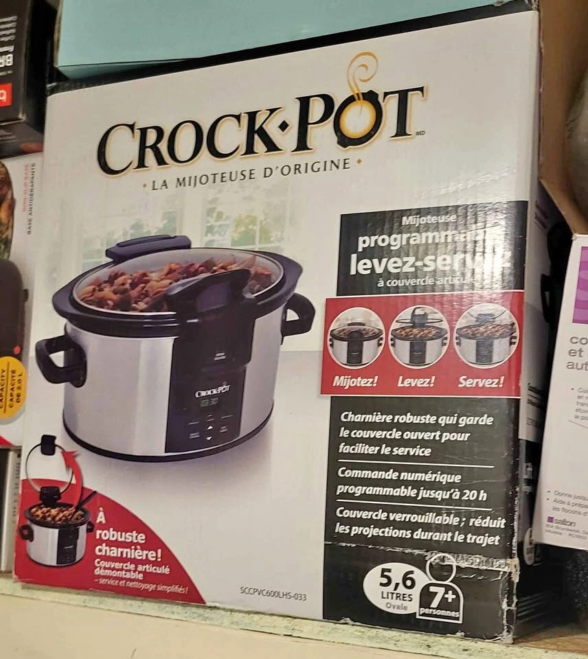 Brand New Crock-Pot 5.6L Lift & Serve Programmable Slow Cooker