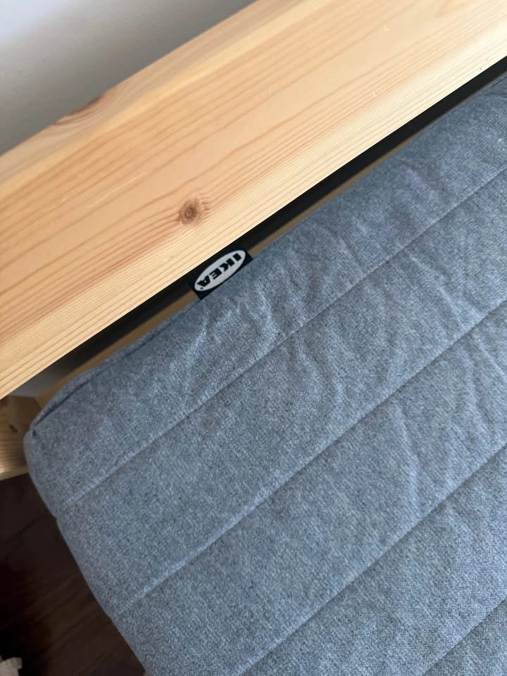 IKEA Full Bed + Mattress + Slats - photo 2