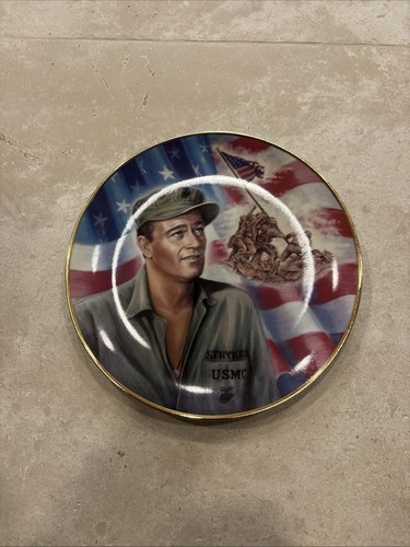 John Wayne Sands of Iwo Jima Collector Plate Susie Morton