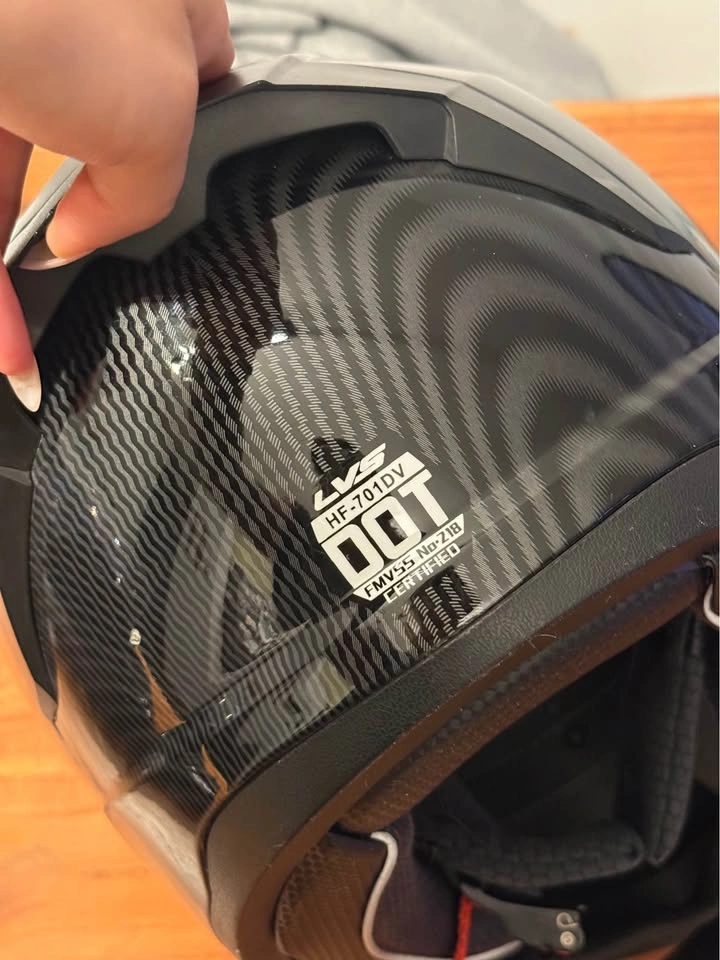 LVS Full Face Motorcycle Helmet · Size M/L 145$ - photo 2