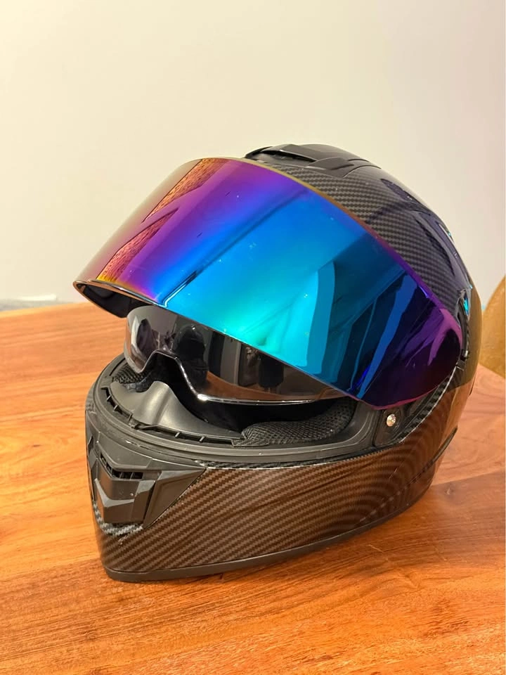 LVS Full Face Motorcycle Helmet · Size M/L 145$ - photo 3