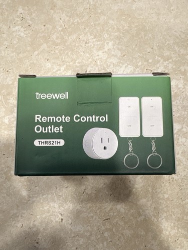 Treewell THRS21H Remote Control Outlet Plug With 2 Keychain Remo