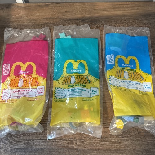 McDonald’s Dinosaurs Dino-Motion Dino-Fusion Toys Lot of 3 - photo 2