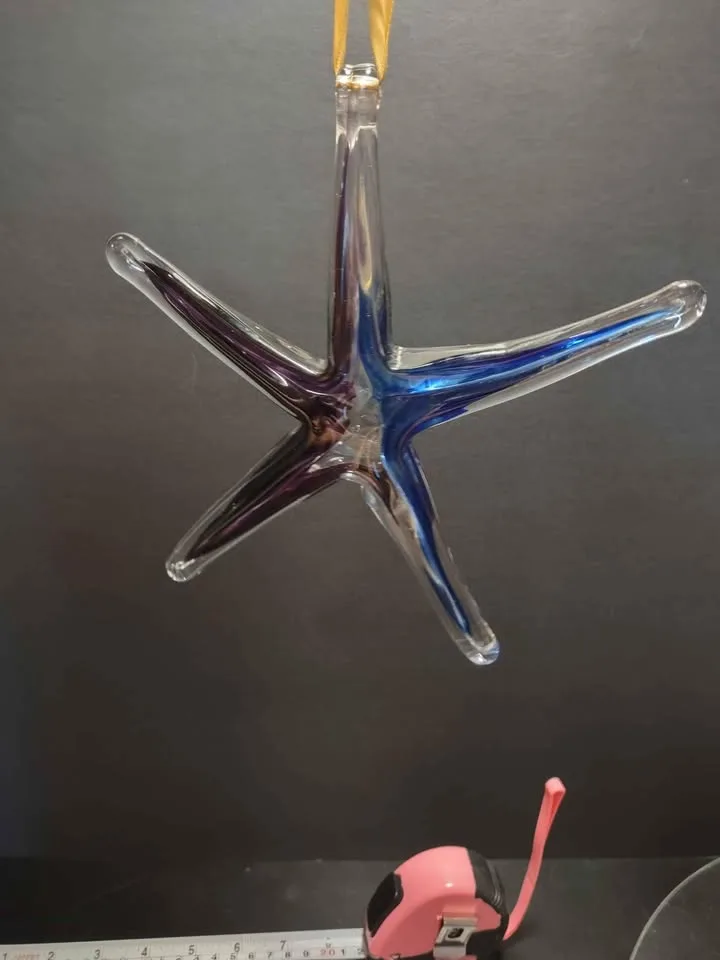 Art glass starfish suncatcher image indicator(2)