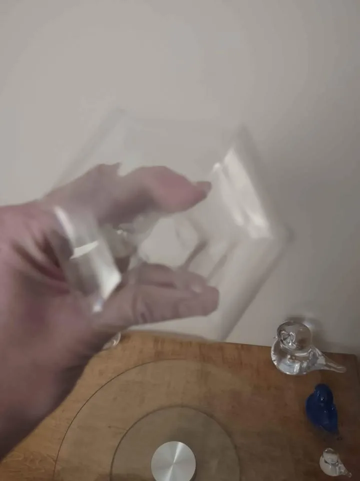 1970s Kosta Boda Art Glass Bud Vase 6" image indicator(10)