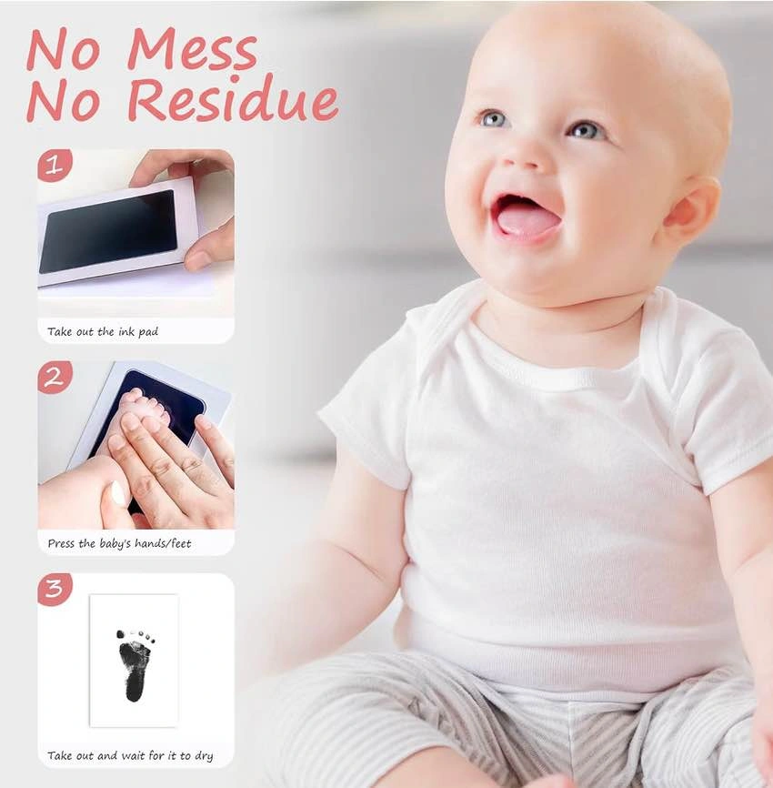 NEW Baby handprint & footprint inkless kit- giftable. - photo 2