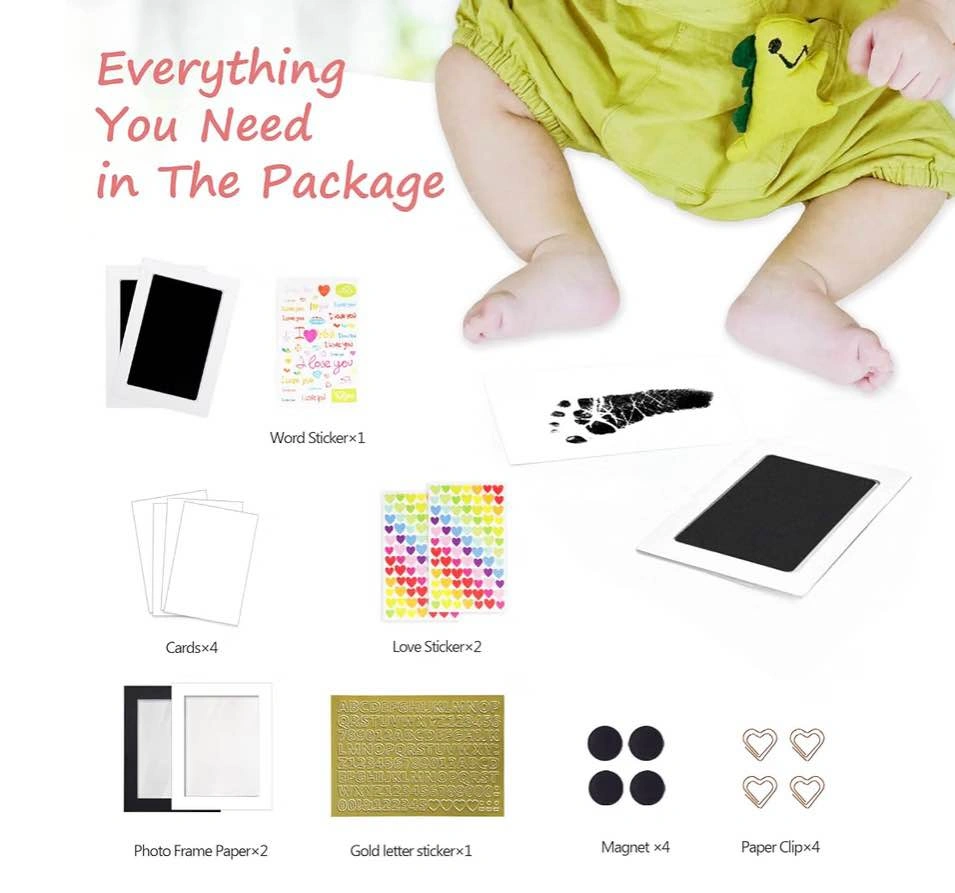NEW Baby handprint & footprint inkless kit- giftable. - photo 3