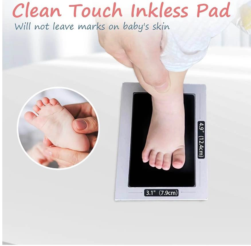 NEW Baby handprint & footprint inkless kit- giftable. - photo 4