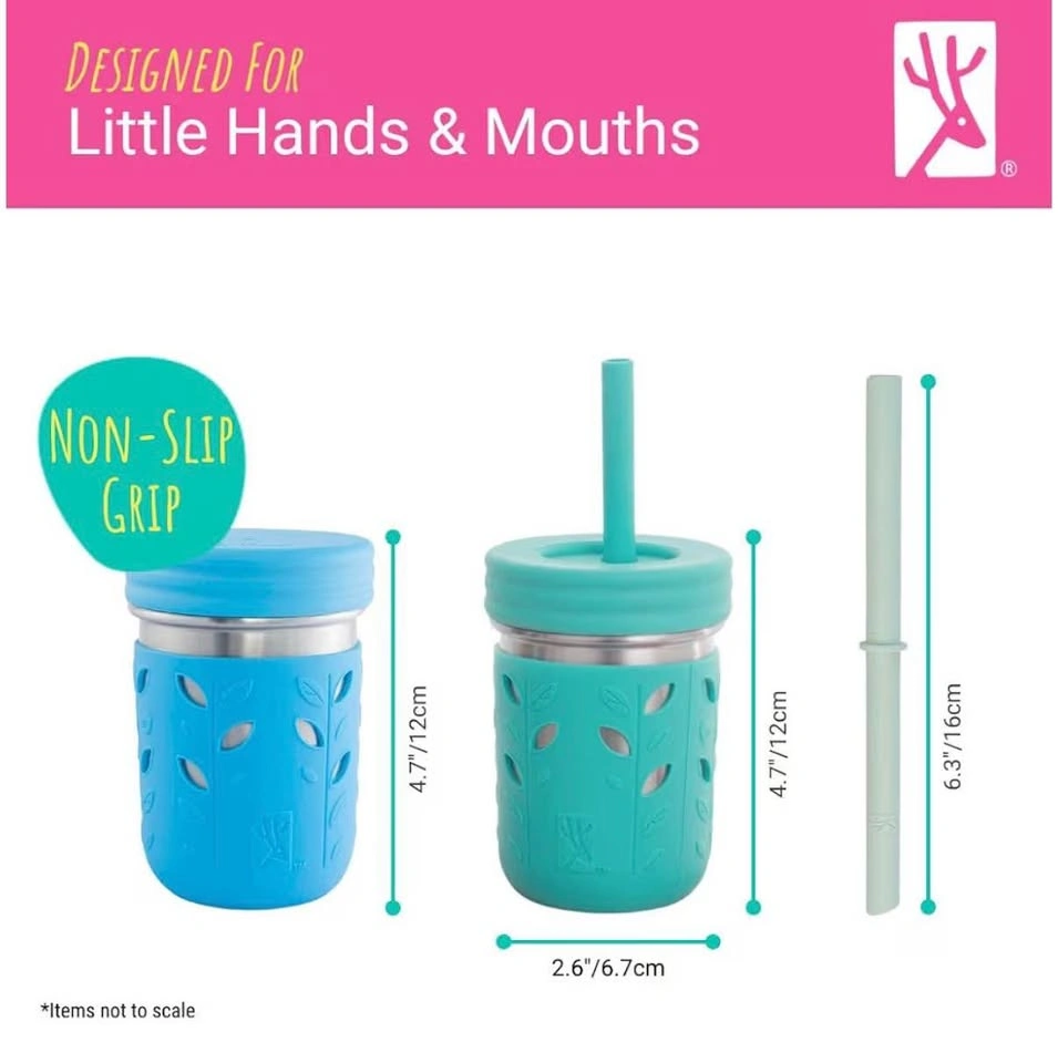 NEW in box- 2 in 1 Kids toddler Stainless Steel container/ Cups - photo 2