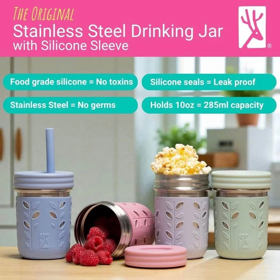 NEW in box- 2 in 1 Kids toddler Stainless Steel container/ Cups - photo 4