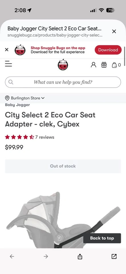Baby Jogger City Select 2/LUX Car Seat Adapters - photo 2