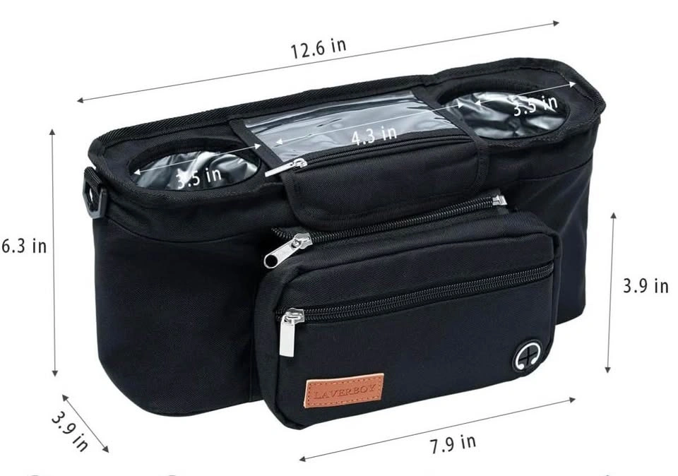 NEW Baby universal Stroller Organizer with 2 Insulated Cup Holde - photo 2