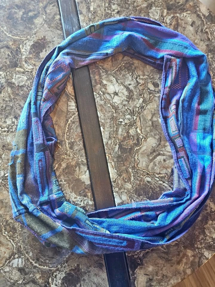 $15 OBO Circle scarf - multi-colour