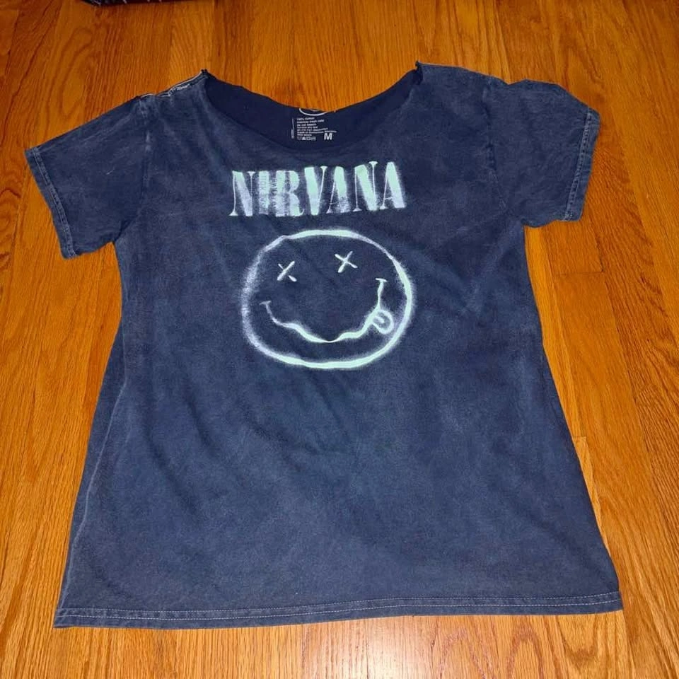 Oversized nirvana tee