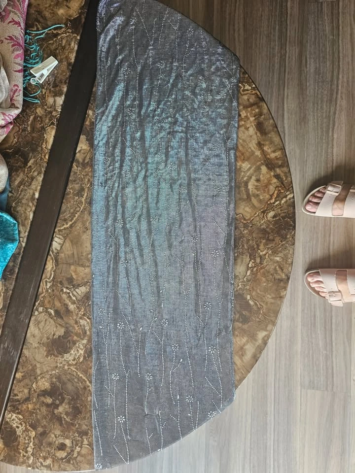 $3 OBO Black/silver scarf - photo 3