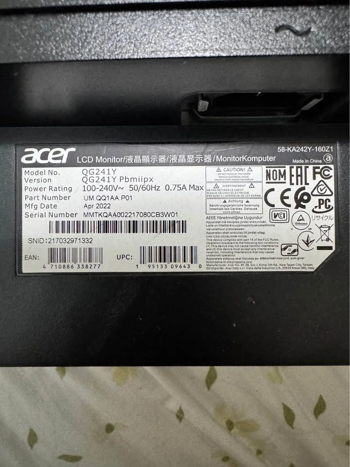 Acer 24” Gaming Monitor - photo 3