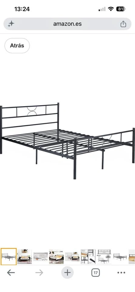 Full Size Metal Platform Bed Frame