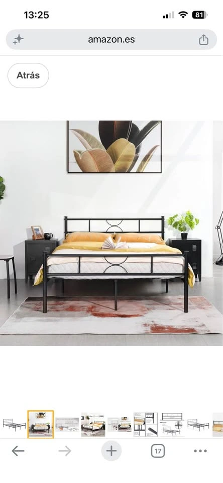 Full Size Metal Platform Bed Frame - photo 2
