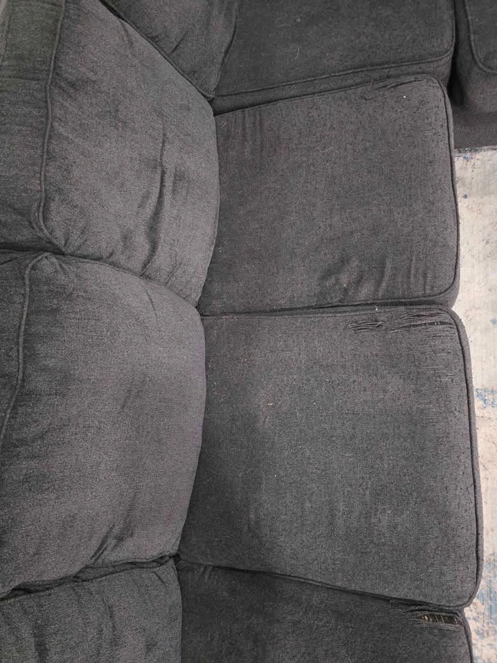 FREE Well-loved pull out sofa. Must be gone by Sept 27th. - photo 3