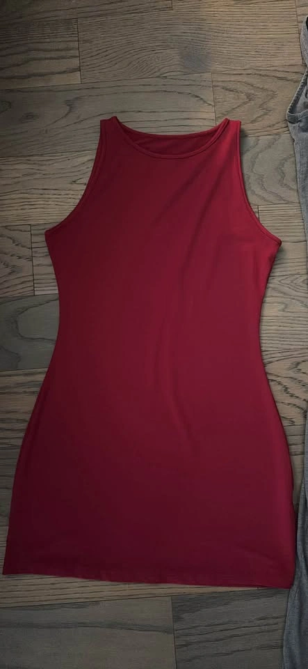 Vero Moda Grey Maxi Dress & Red Mini Dress Bundle - photo 2