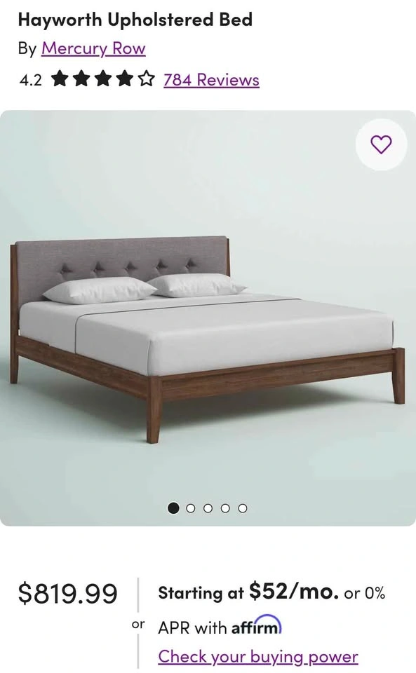 Hayworth King Bed - photo 4