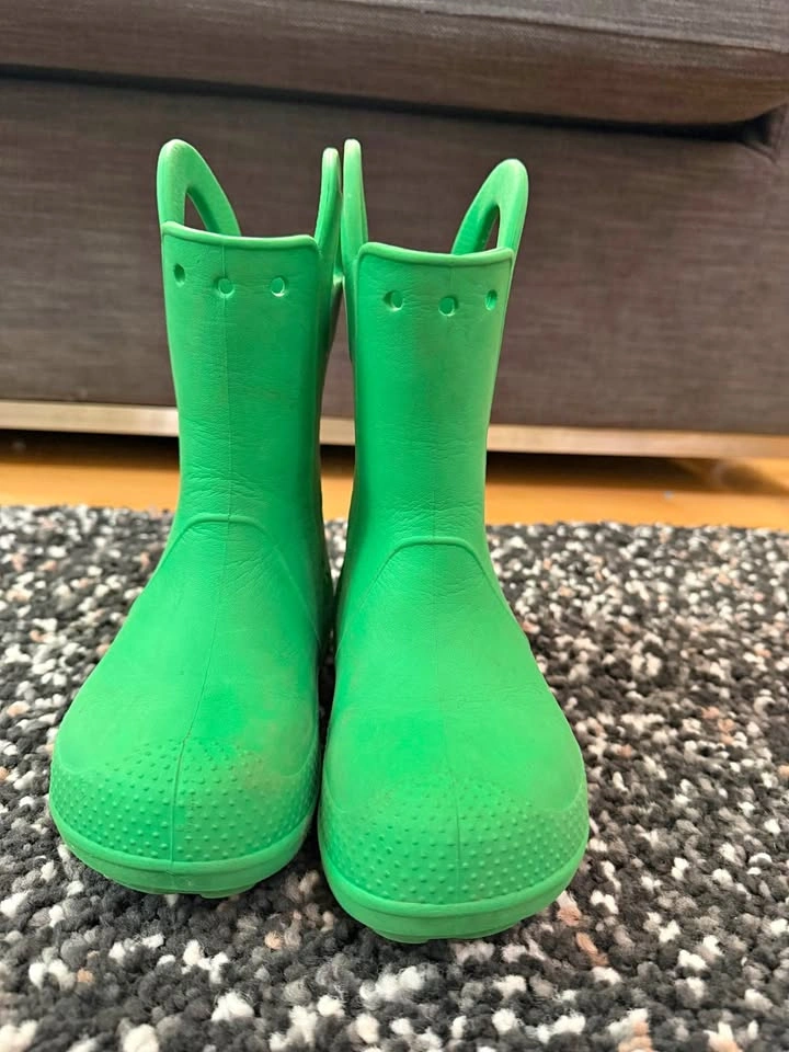 Crocs Kids Rain Boots – Green – Size 13