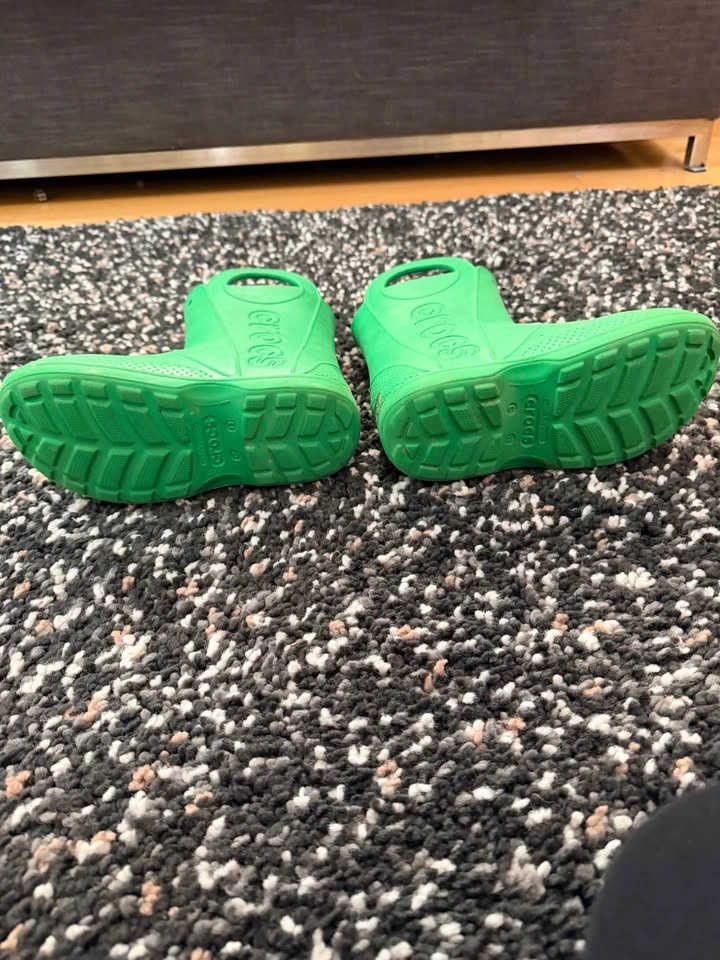 Crocs Kids Rain Boots – Green – Size 13 - photo 3