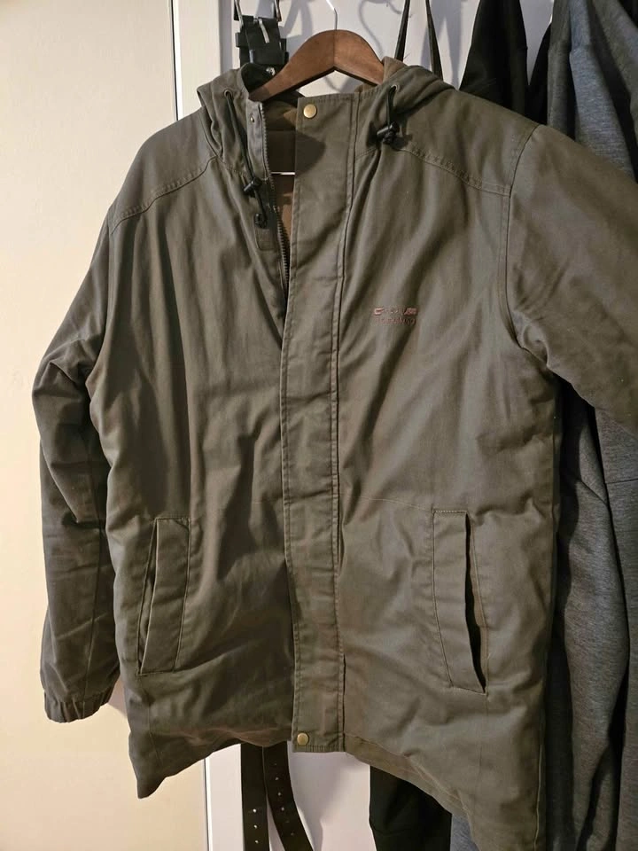 Solognac Decathlon Green Hooded Jacket