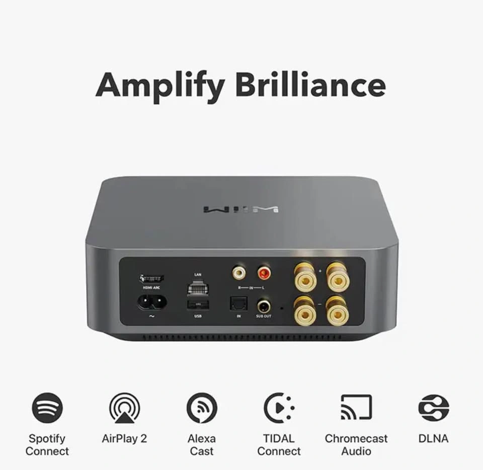 WiiM Amp Multiroom Streaming Amplifier - photo 2