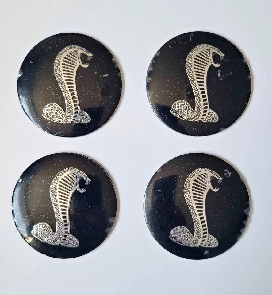 Set of 4 Shelby Cobra Wheel Center Cap Decals