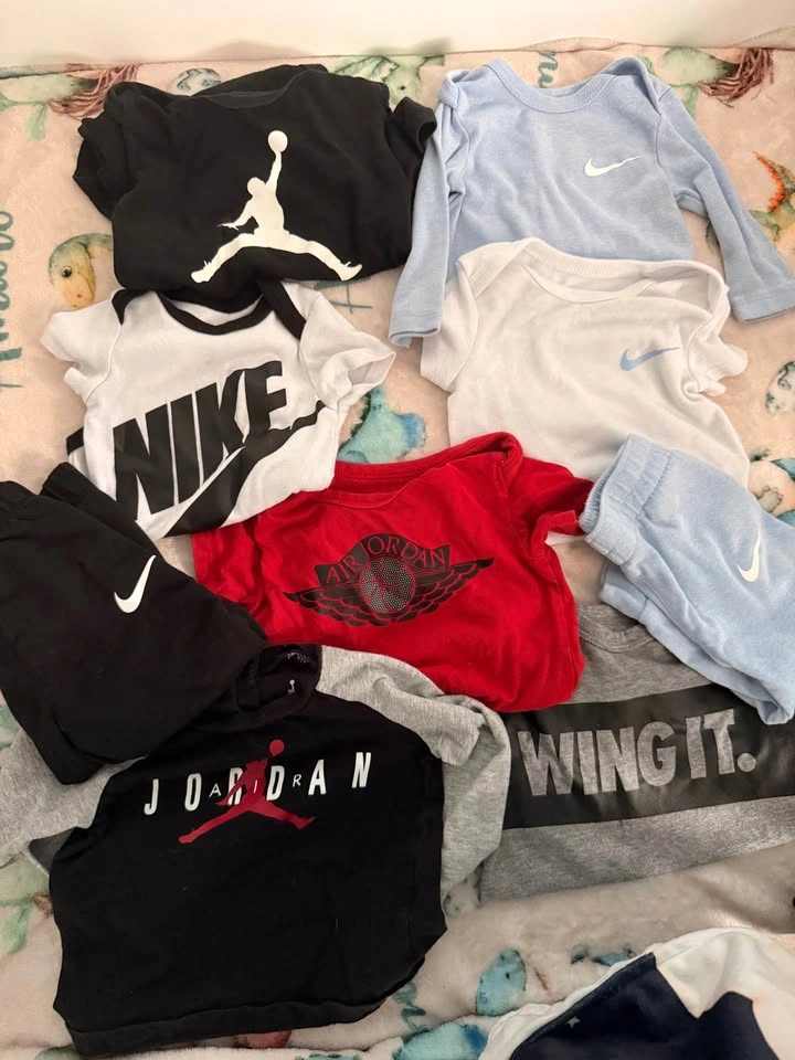Nike and Jordan Baby Clothes Bundle 6 mos - photo 2