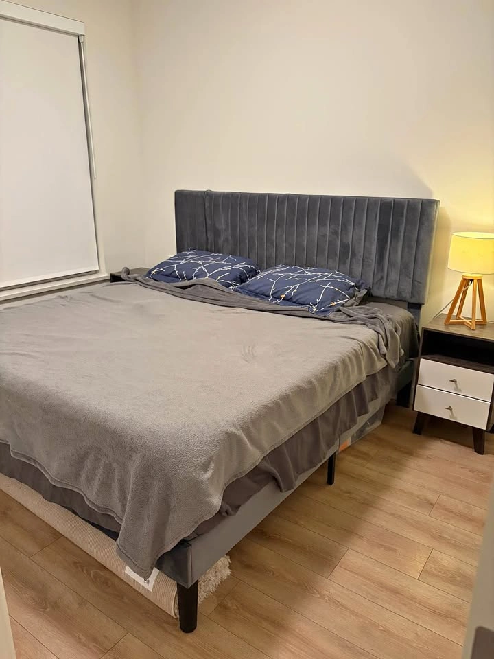 King size bed frame + mattress