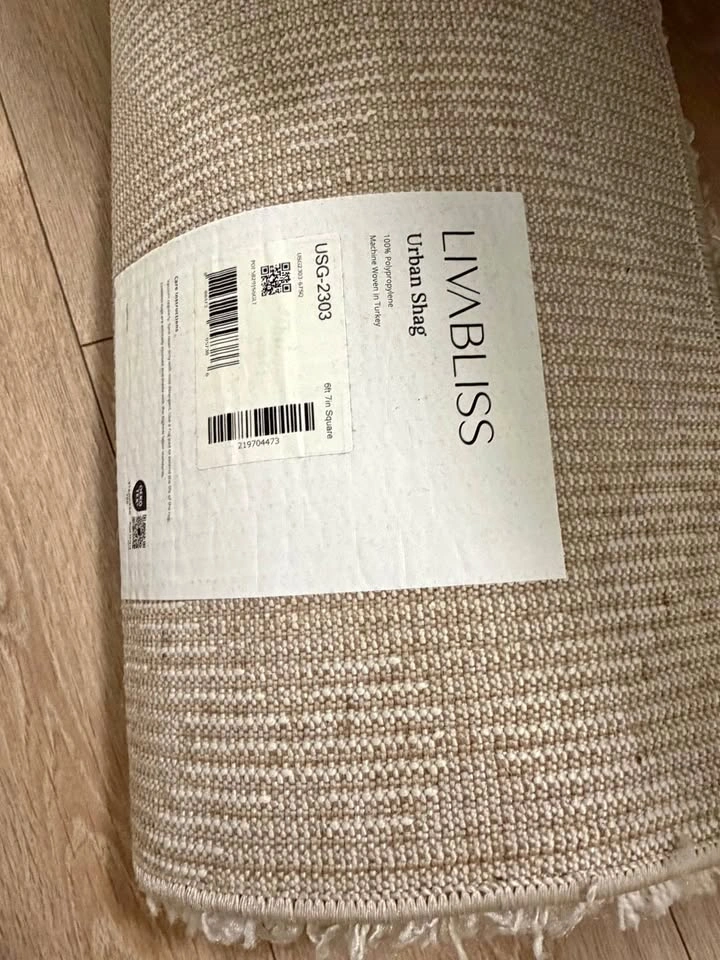 Excellent square carpet wayfair 6’7”