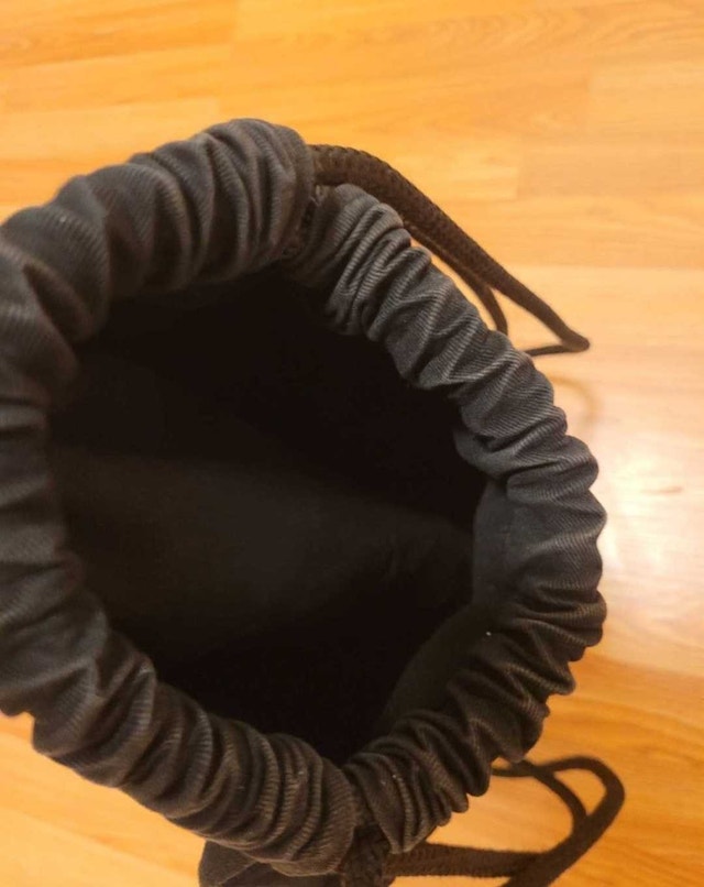 Black Music Note Drawstring Backpack - photo 4