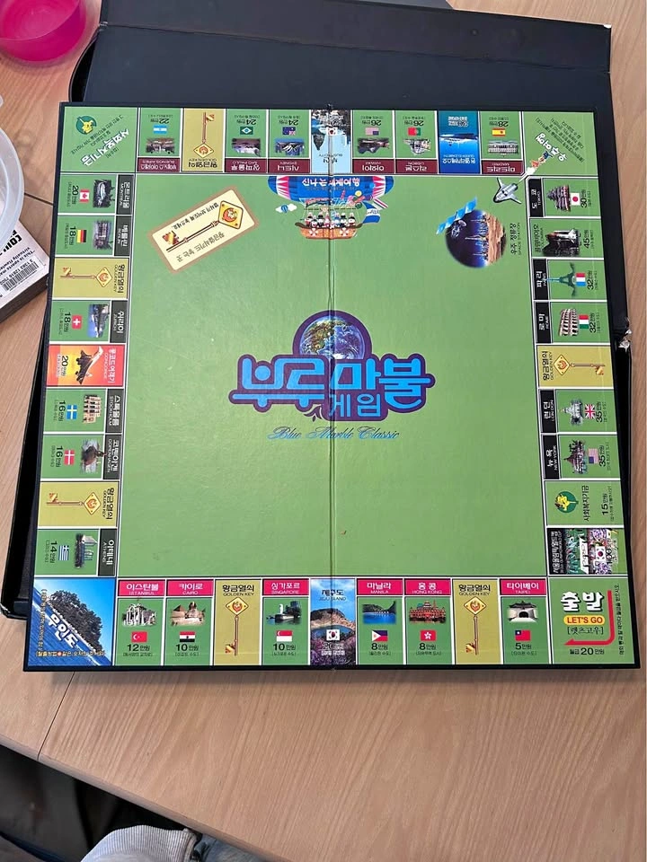 Blue Marble Classic Board Game (Korean)
