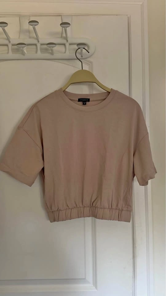 Dynamite Elastic Waist Crop Top Size XXS