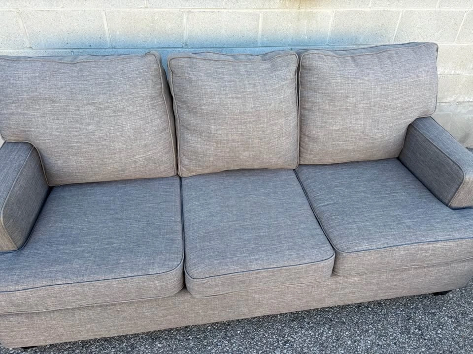 Grey 2 Piece Sofa Set - Delivery Available - photo 5