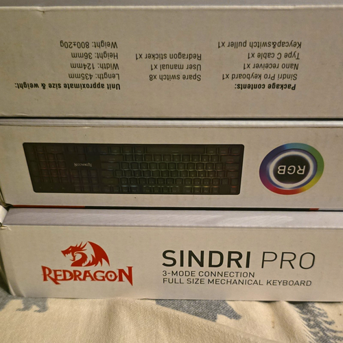 Redragon Sindri Pro K671-KS Mechanical Bluetooth RGB Keyboard