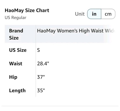 HaoMay Women's Faux Leather High Rise Wide Leg Pants Brown S - photo 4